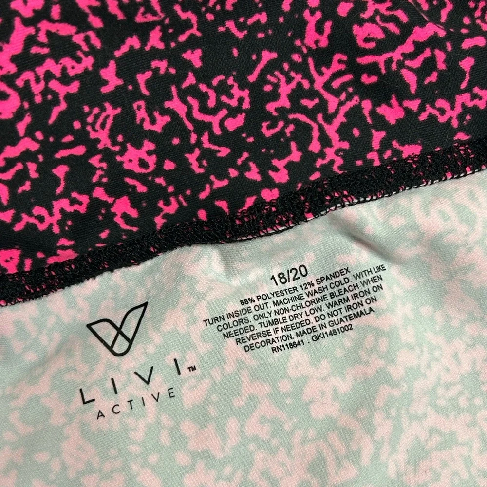 Livi Active High Rise Speckled Print Activewear Leggings